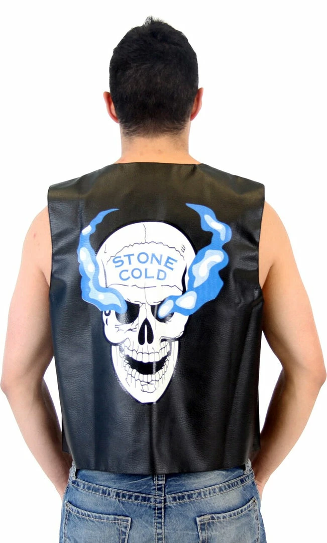 Costume Agent Accessories / Footwear WWE Stone Cold Steve Austin 3:16 Smoking Skull Leather Vest 6 Costume Agent Accessories / Footwear WWE Stone Cold Steve Austin 3:16 Smoking Skull Leather Vest