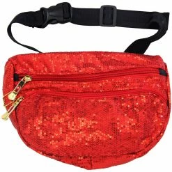 Costume Agent Accessories / Footwear Sun Drop Citrus Soda Red Sequin Waist Bag