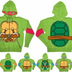 Ripple Junction TMNT Costume Hooded Sweatshirt With Detachable Eye Mask