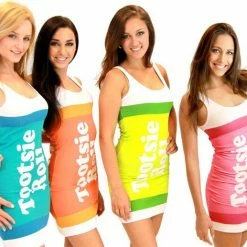 Life Clothing Tootsie Roll Fruit Rolls Candy Tank Dress