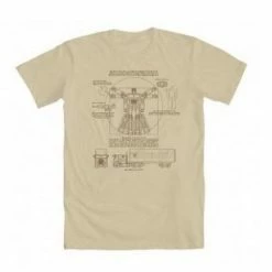 Mighty Fine Transformers Optimus Prime As Vitruvian T-Shirt