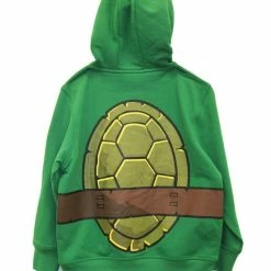 Isaac Morris TMNT Boys Green Costume Hoodie Sweatshirt