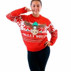 Costume Agent Christmas Vacation Marty Moose Walley World Ugly Sweater Sweaters & Sweatshirts