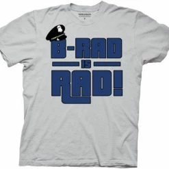 Ripple Junction Workaholics B-Rad Is Rad Adult Light Gray T-shirt