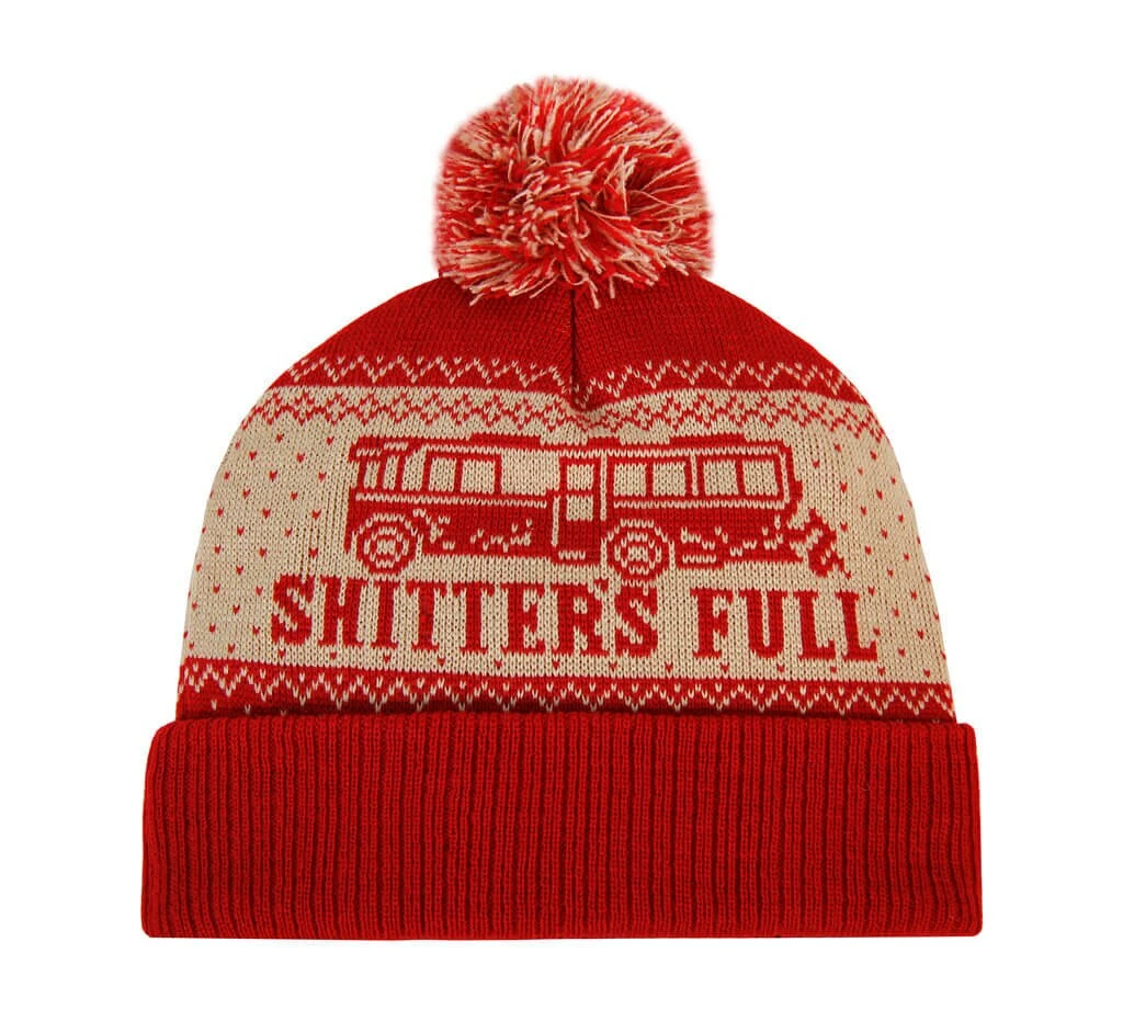 Ripple Junction Christmas Vacation Shitter's Full Pom Beanie Beanies 3 Ripple Junction Christmas Vacation Shitter's Full Pom Beanie Beanies