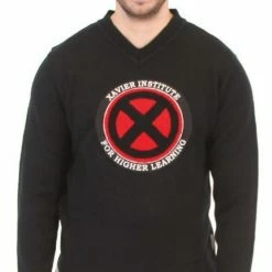 Mighty Fine Xavier Institute Chenille Patch Sweater