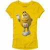 Mad Engine M&M's Candy Character Face Juniors T-Shirt Women's Shirts