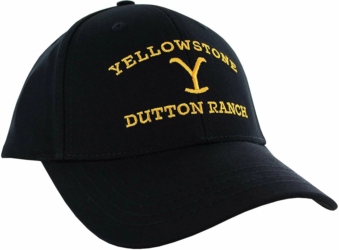 TVStoreOnline Yellowstone Dutton Ranch Brand Logo Men's Adjustable Black Hat Hats 3 TVStoreOnline Yellowstone Dutton Ranch Brand Logo Men's Adjustable Black Hat Hats