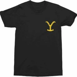 TVStoreOnline Yellowstone Dutton Ranch Black T-Shirt